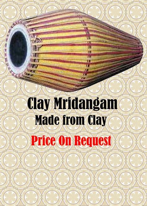 Clay Mridangam Rasbihari Lal And Sons