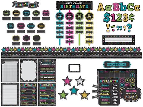 Chalkboard Brights Bundle At Lakeshore Learning