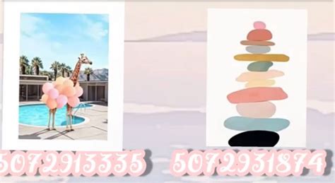 Bloxburg Painting Codes Aesthetic