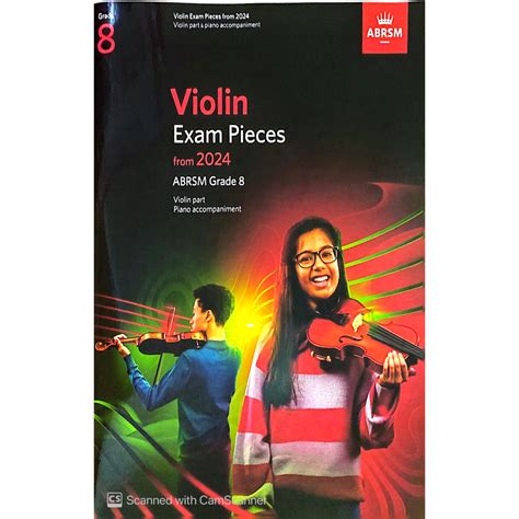 Abrsm Violin Exam Pieces From 2024 Grade 8 Violin Part And Piano