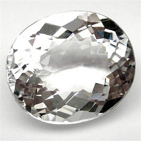 Intergemstones Quarz Kristallweiss Carat Oval If Excellent