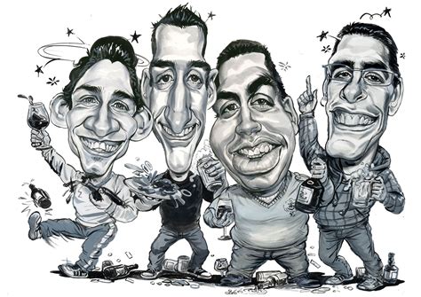 Group Caricature | Funny caricatures, Comic face, Caricature