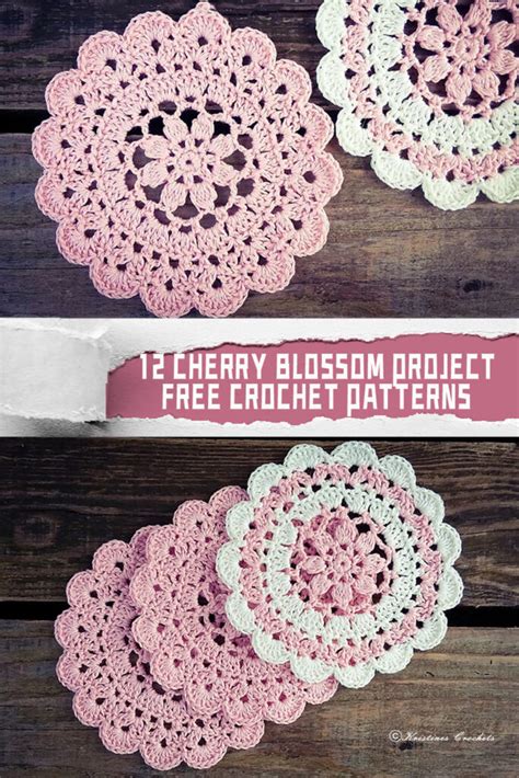 Cherry Blossom Project Crochet Patterns Free Igoodideas