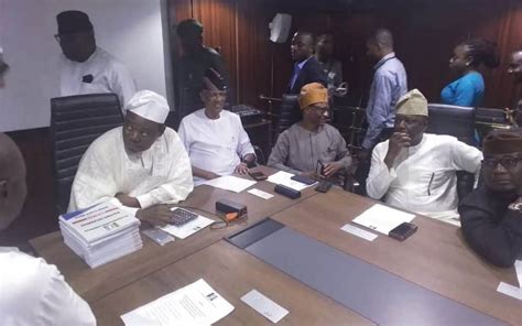 Ondo Apc Primary Ganduje Meets Jimoh Ibrahim Oke Others