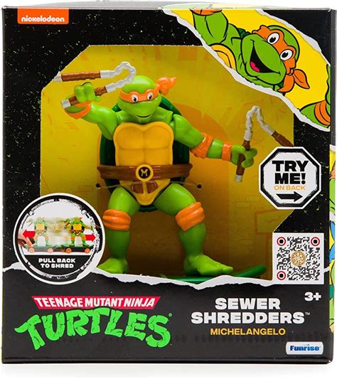 Teenage Mutant Ninja Turtles 5 Sewer Shredders Michelangelo Classic