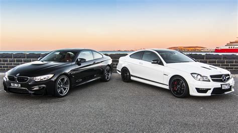 Bmw M4 Cs Vs C63s Amg Bmw M4 Coupe Vs Mercedes Amg C63 S Coupe Photo Comparison Bmw M4