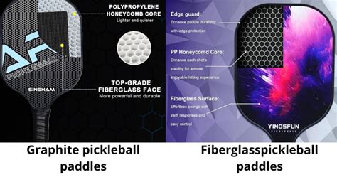 Graphite Vs Fiberglass Pickleball Paddles Top 8 Variations