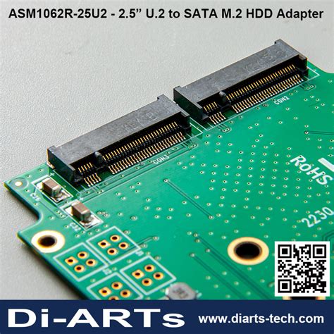 2 5 U 2 To 2 Slot SATA B Key M 2 HDD Adapter Di ARTs Technology