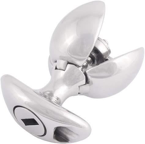 Buy TERNENCE Metal Openable Anal Plugs 304 Stainless Steel Heavy