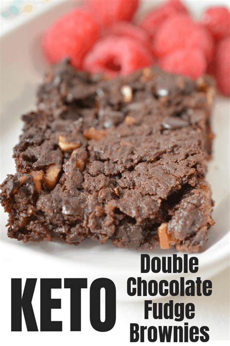 Double Chocolate Fudge Easy Keto Brownie Everyday Ketogenic