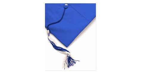 Blue Graduation Cap and Tassel Postcard | Zazzle