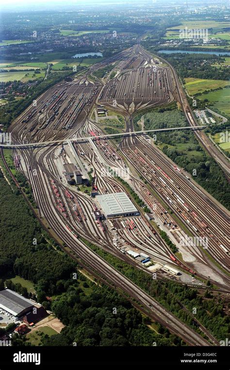 Dpa An Aerial View Shows The Railroad Shunting Yard In Maschen