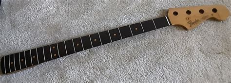 Usacg Jazz Bass Neck 2014 Ebony Roasted Maple Reverb Australia