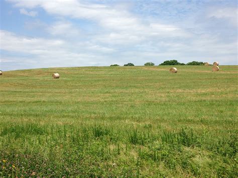 Free Images Marsh Sky Hay Bale Farm Lawn Meadow Prairie