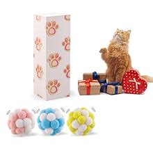 Boules De Jouets De Chat Avec Cloche Pack Boules Floues Douces