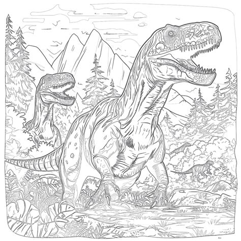 Trex Colouring Page Coloring Pages Mimi Panda