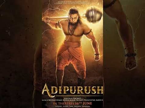 Pic Talk Team Adipurush Unveils New Poster Featuring Lord Hanuman