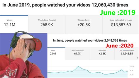 How Much I Made In 2019 VS 2020 Stats On YOUTUBE 1 Reason I Fight For