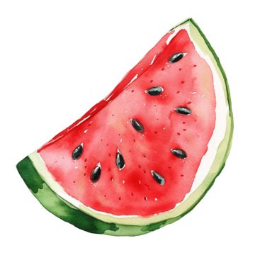 Watermelon Fruit Watercolor For Decorative Element Watercolor Fruit