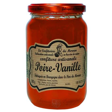 Confiture Poire Vanille G Confituriers Du Morvan Saveurs De