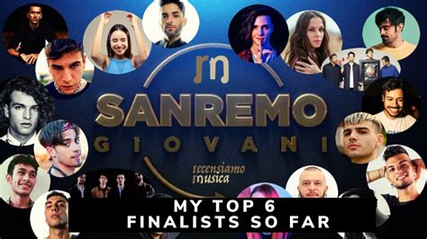 Sanremo Giovani 2019 My Top 5 Finalists So Far YouTube