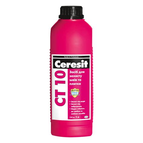 Ceresit CT-10 Захист для швів та плитки, 1 л ️ Ціна 350.00 ₴ – Київ і ...