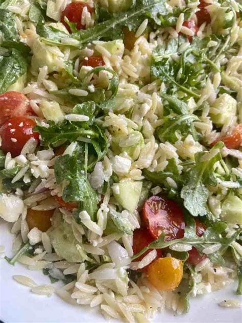 Summer Orzo Pasta Salad Flypeachpie