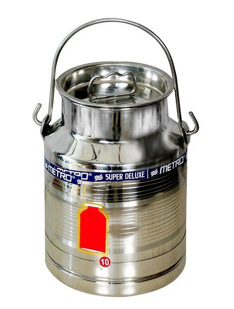 10 Liter Stainless Steel Milk Can At Rs 586 Stainless Steel Milk Cans