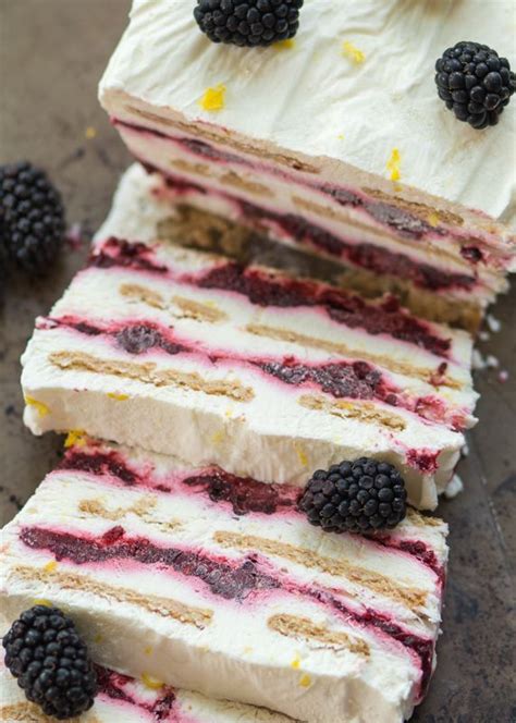 Lemon Blackberry Icebox Cake Recipe In 2024 Icebox Cake Dessert Recipies Frozen Desserts