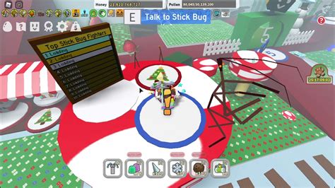 Completing Stick Bug S Beesmas Quest Bee Swarm Simulator Roblox Youtube