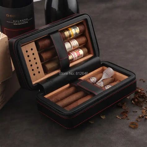 COHIBA Cedar Wood Humidor Home Cigar Case Large Capacity Glossy Piano