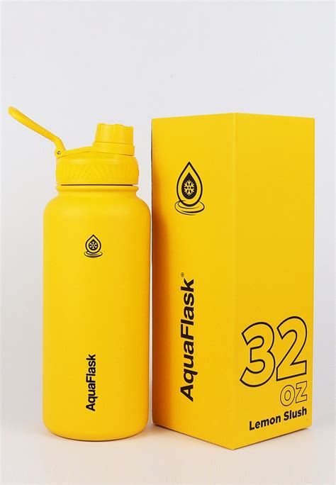 Aquaflask Oz Wide Mouth Water Bottle Lemon Slush Zalora Philippines