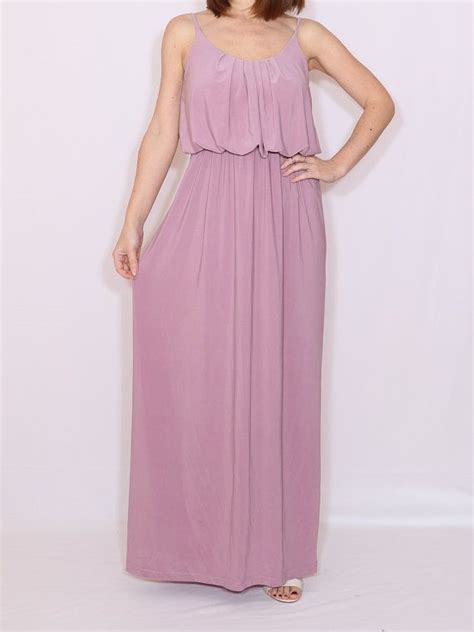 Light Purple Dress Long Bridesmaid Dress Maxi Dress By Dresslike Dusty