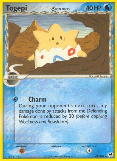 Togepi δ Ex15 41 Pokémon Card Database Pokemoncard