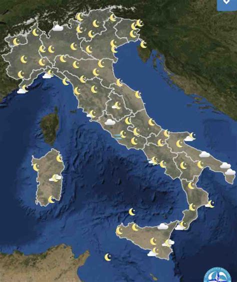 Previsioni Meteo OGGI mercoledì 24 marzo NUVOLOSITA AL SUD MeteoWeek