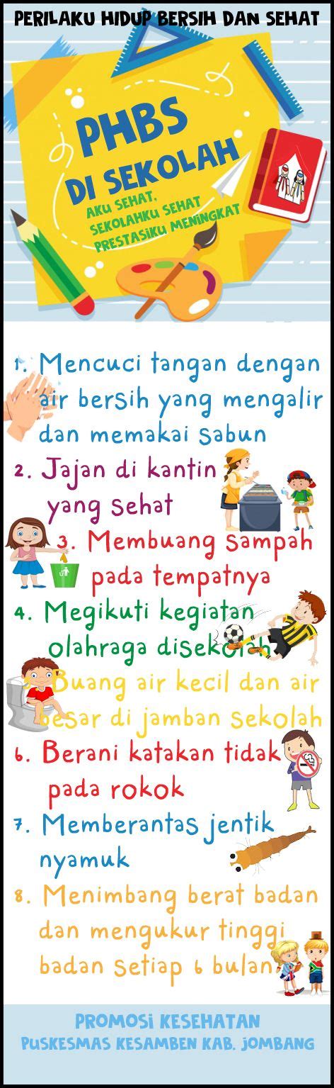 Poster menjaga kebersihan sekolah