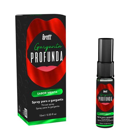 Spray Garganta Profunda Sabor Menta INTT Sex Shop Online Vibra