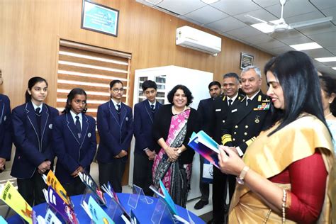 Enhanced Facilities Unveiled At Navy Children School Delhi