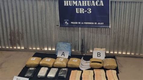 Incautaron 15 Kilos De Drogas En Un Procedimiento En Humahuaca