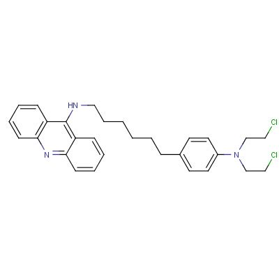 125173 75 3 N 6 4 Bis 2 Chloroethyl Amino Phenyl Hexyl Acridin 9