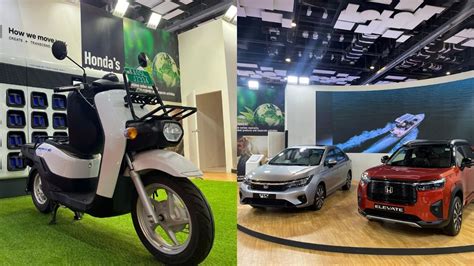 Bharat Mobility Global Expo 2024 Honda Showcases Flex Fuel Bike And