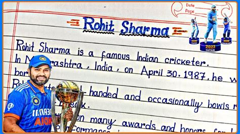 10 Lines On Rohit Sharma In English Rohit Sharma Biography Essay