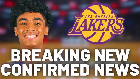 Contract Signing New Player In Lakers Lakers News Lakers News