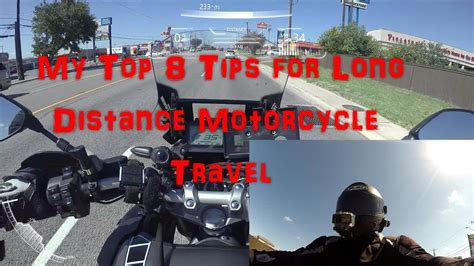 My Tips For Long Distance Motorcycle Travel Youtube