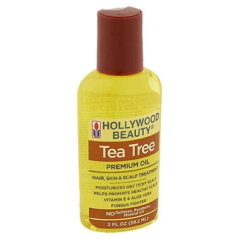 Hollywood Beauty Tea Tree Premium Oil Hair Skin And Scalp Treatment