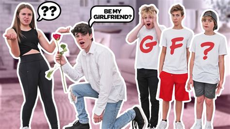 Asking My Crush To Be My Girlfriend On Camera Gone Wrong💔😢jentzen Ramirez Youtube