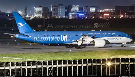 B 1356 Xiamen Airlines Boeing 787 9 Dreamliner Photo By Leng Hao ID