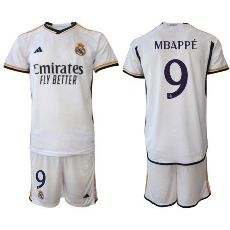 Real Madrid Tricou Acasa Number Mbapp Kits