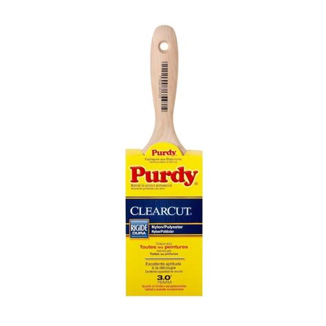 Purdy Clearcut Dale 3 In Nylon Polyester Blend Flat Paint Brush At