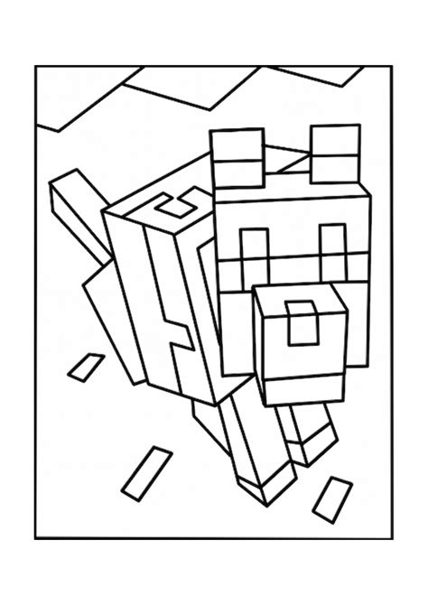 Minecraft Iron Golem Coloring Pages At Free